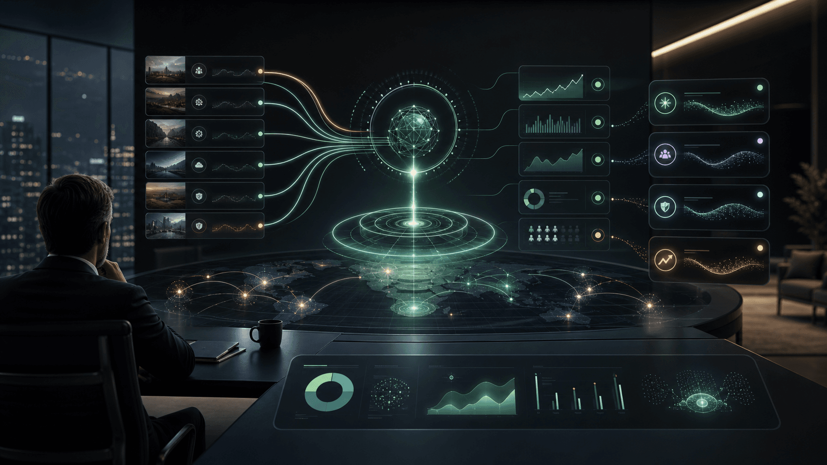 AI impact rolls up to business movement.